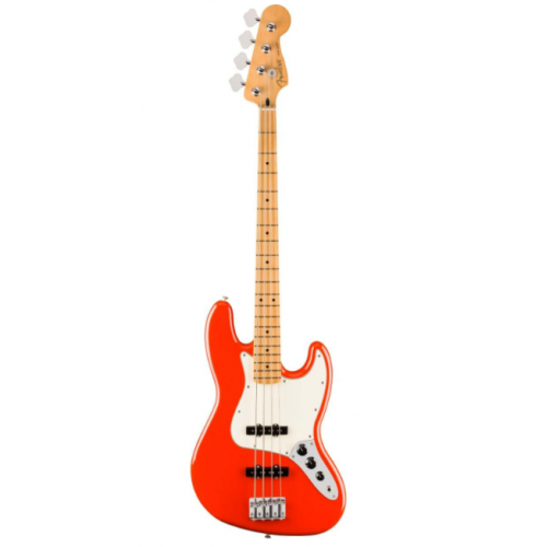 FENDER PLAYER II JAZZ BASS MN CORAL RED