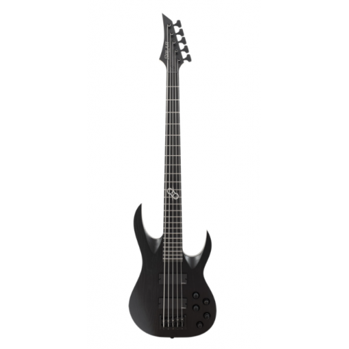 SOLAR GUITARS AB1.5BOP BLACK OPEN PORE MATTE