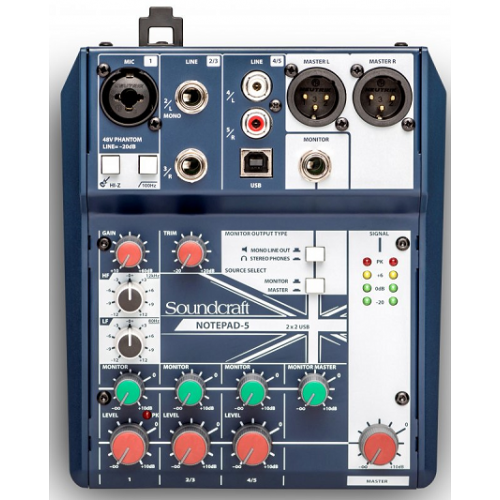 Мікшерний пульт SOUNDCRAFT Notepad-5 Мікшерний пульт SOUNDCRAFT Notepad-5