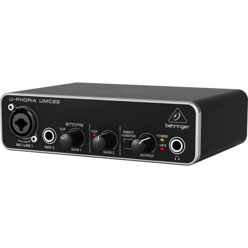 Аудіоінтерфейс Behringer U-PHORIA UMC22 Аудіоінтерфейс Behringer U-PHORIA UMC22