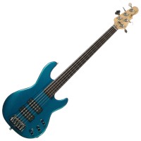 Бас гітара G&L L2500 FIVE STRINGS (Emerald Blue, Ebony, Fretless)