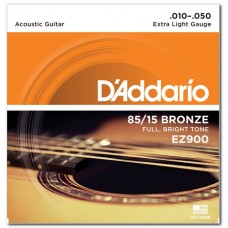 Струни D'ADDARIO EZ900 85/15 BRONZE EXTRA LIGHT (10-50) 