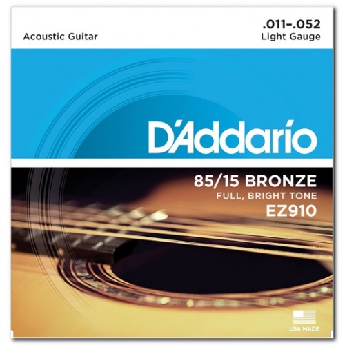 Струны D'ADDARIO EZ940 85/15 BRONZE LIGHT 12-STRINGS (10-50)