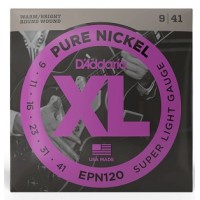 Струни D'ADDARIO EPN120 XL PURE NICKEL SUPER LIGHT (09-41)