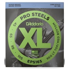 Струни D'ADDARIO EPS165 XL PROSTEELS REG LIGHT TOP/MED BOTTOM (45-105) 