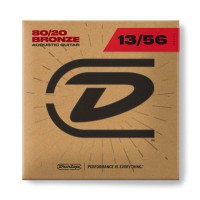 Струны DUNLOP DAB1356 80/20 BRONZE ACOUSTIC GUITAR STRINGS (13-56)