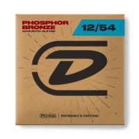 Струни DUNLOP DAP1254 PHOSPHOR BRONZE ACOUSTIC GUITAR STRINGS (12-54) 