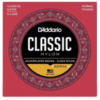 Струны D'ADDARIO EJ27N 3/4 STUDENT CLASSICS NORMAL TENSION 3/4