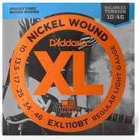 Струни D'ADDARIO EXL110BT XL NICKEL WOUND BALANCED TENSION REGULAR LIGHT (10-46) 