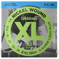 Струны D'ADDARIO EXL130+ XL NICKEL WOUND EXTRA SUPER LIGHT PLUS (08.5-39)