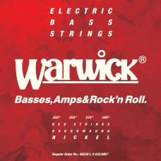Струны WARWICK 46230 RED Nickel Plated Light 4-String (35-95)