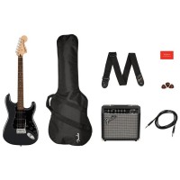 Гитарный набор SQUIER by FENDER AFFINITY SERIES STRAT PACK HSS CHARCOAL FROST METALLIC