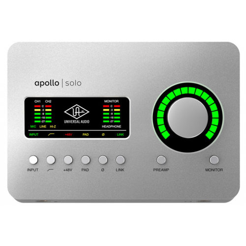 Аудіоінтерфейс UNIVERSAL AUDIO Apollo Solo USB Heritage Edition (Desktop / Win)