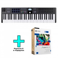 MIDI клавиатура Arturia KeyLab Essential 61 mk3 Black Edition + Arturia Pigments