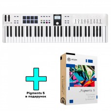 MIDI клавиатура Arturia KeyLab Essential 61 mk3 white + ARTURIA PIGMENTS