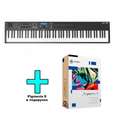 MIDI клавіатура Arturia KeyLab Essential 88 Black Edition + Arturia Pigments