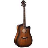 Електроакустична гітара CORT Core-DC Mahogany (Open Pore Black Burst)