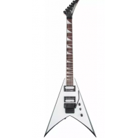 Електрогітара JACKSON JS32 AH KING V WHITE WITH BLACK BEVELS