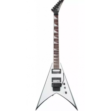 Електрогітара JACKSON JS32 AH KING V WHITE WITH BLACK BEVELS
