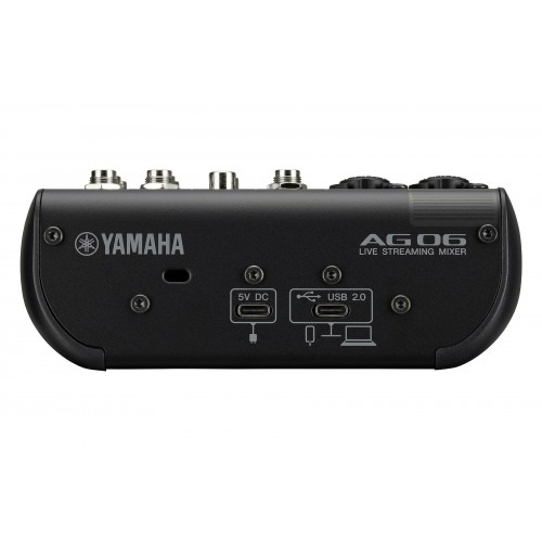 Аудіоінтерфейс YAMAHA AG06MK2 (Black)