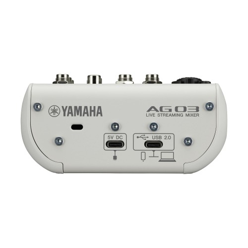 Аудіоінтерфейс YAMAHA AG03MK2 (White)