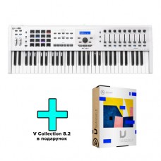 MIDI клавіатура Arturia KeyLab 61 MkII white + V Collection 8.2