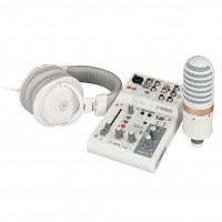 Аудіоінтерфейс YAMAHA AG03MK2 LSPK Live Streaming Pack (White)