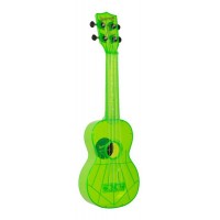 Укулеле KALA WATERMAN FLUORESCENT GREEN SOPRANO UKULELE