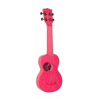 Укулеле KALA WATERMAN FLUORESCENT PINK SOPRANO UKULELE 